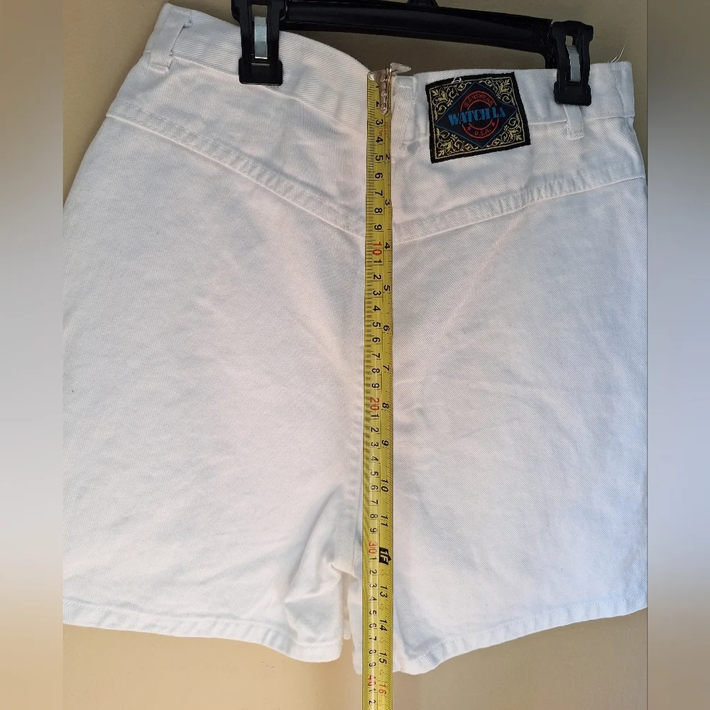 Vtg Wacha L.A. white skirt-pants Sz.11/12 - Picture 8 of 8